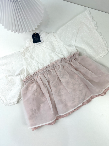 🇯🇵 👘 Cottoli Kimono – Ivory Blossom