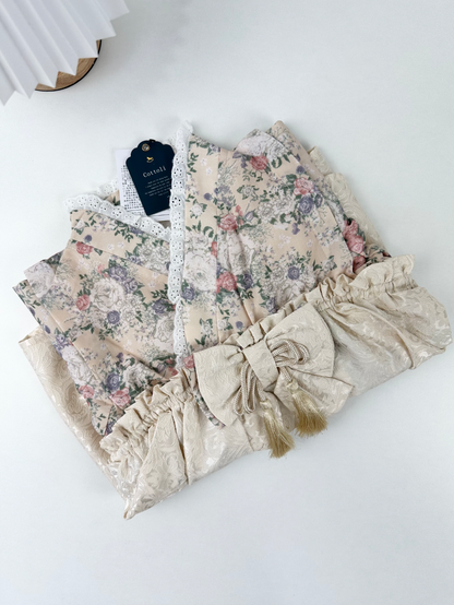 🇯🇵 👘 Cottoli Kimono – Vintage Floral Girl