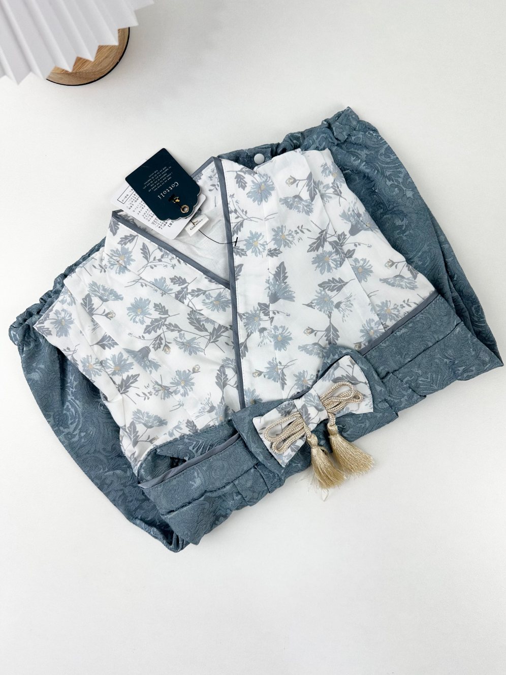 🇯🇵 👘 Cottoli Kimono – Blue Sage Boy