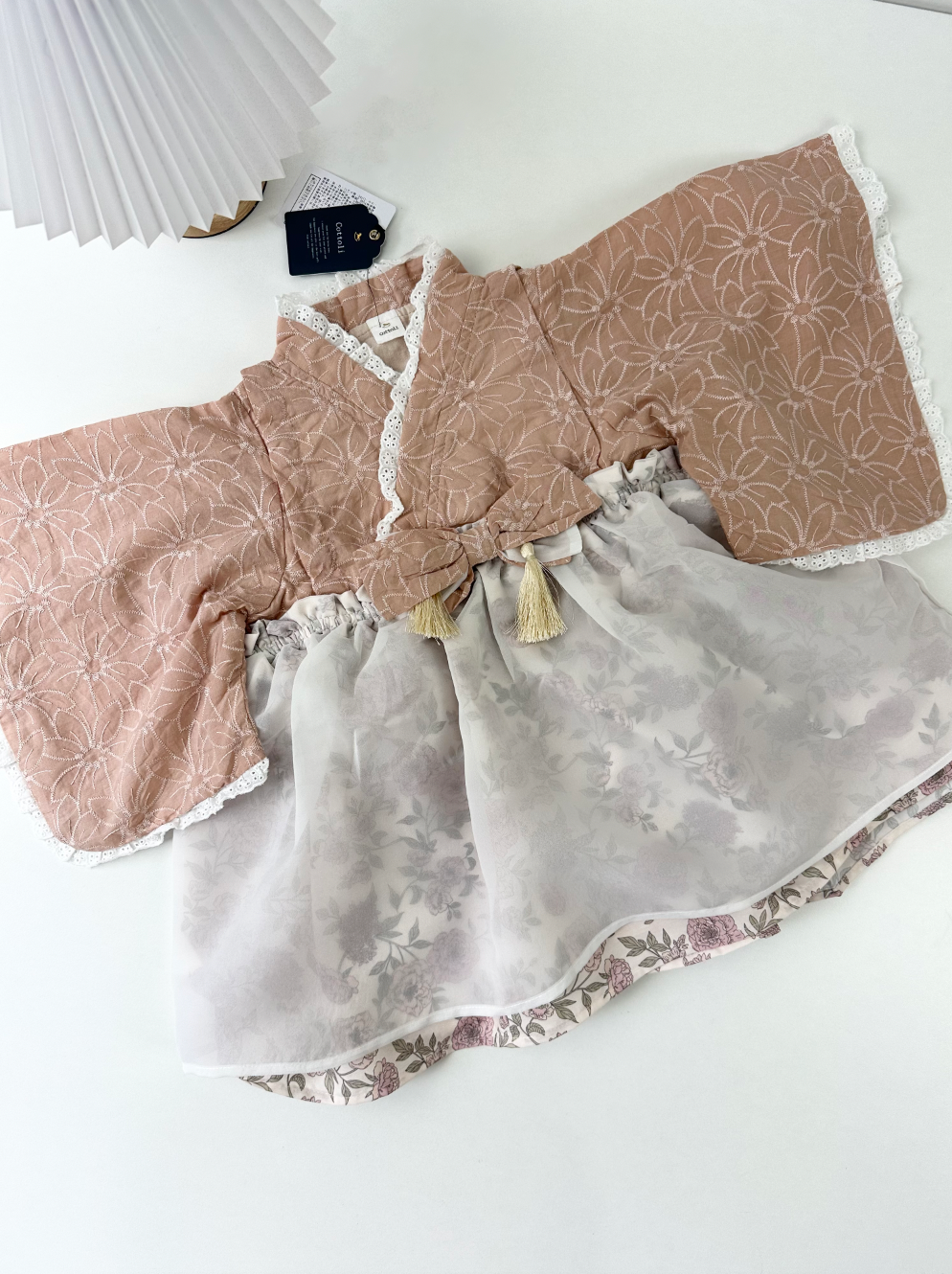 🇯🇵 👘 Cottoli Kimono – Sakura Dusty Pink