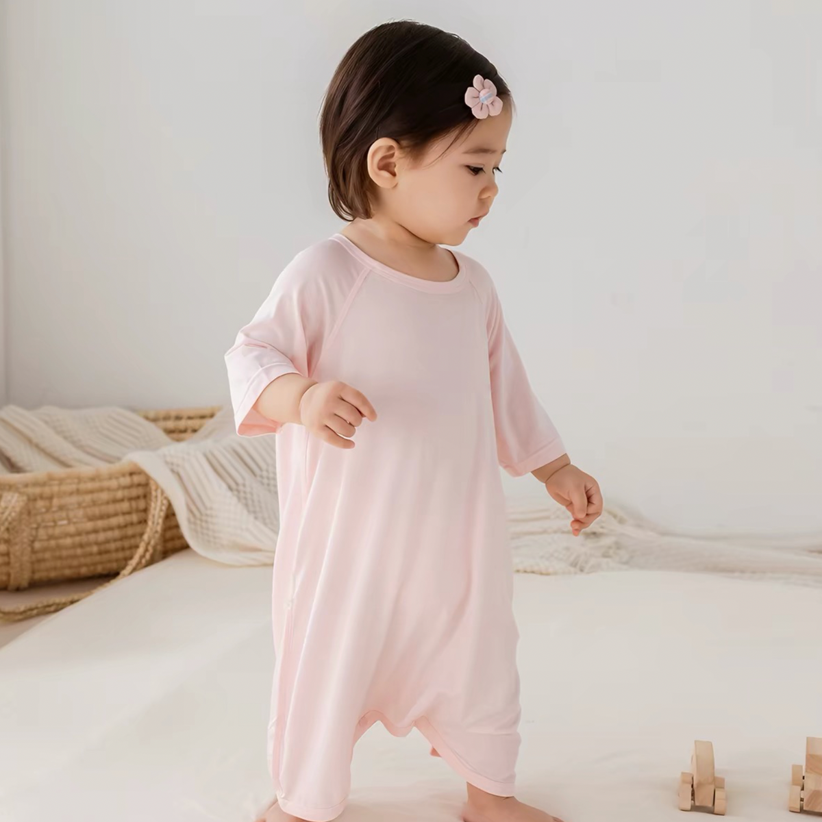 ❄️ Pastel Dreams Baby Sleep-Suit