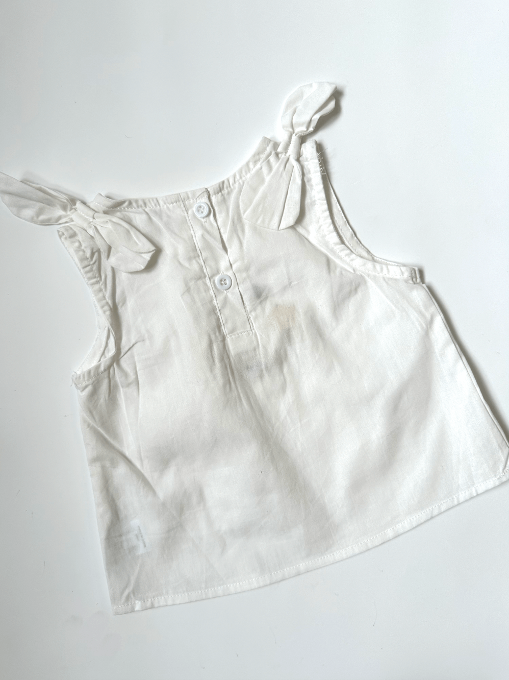 Sleeveless Ribbon Bear With Bloomer Set