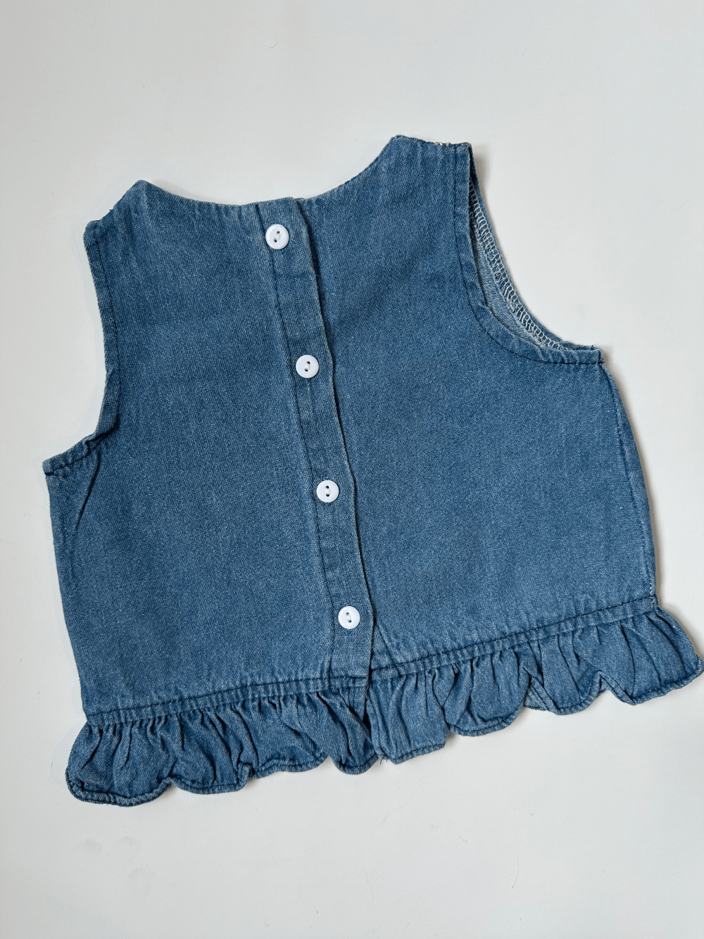 Vintage Denim Two Pieces Set