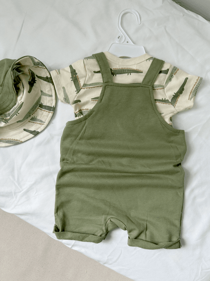 Rene Rofe Baby 3in1 dungree set (Olive)