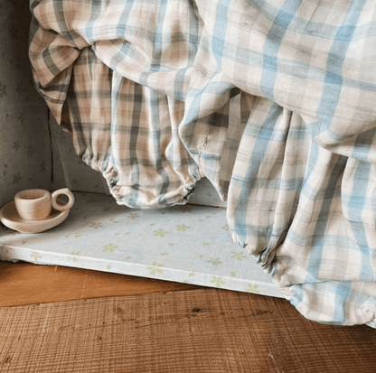 Korean-Style Plaid Two-Piece Set