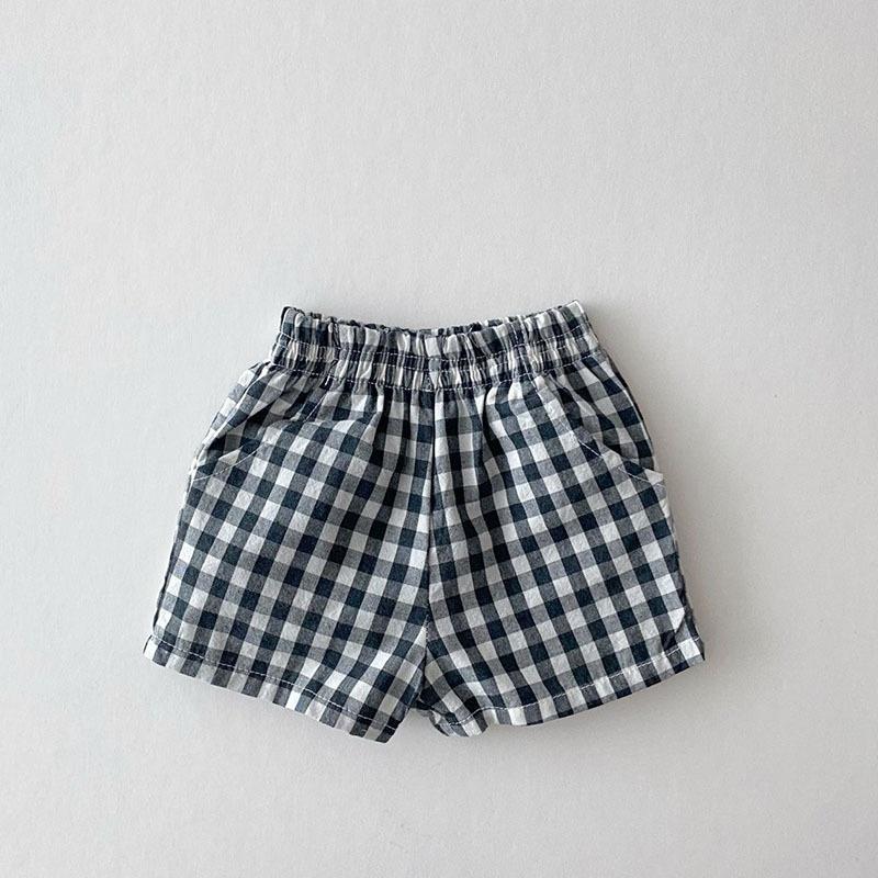 Checkered Baby Shorts