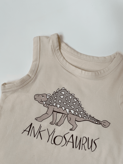 Dinosaurs Singlet Two-Piece Set