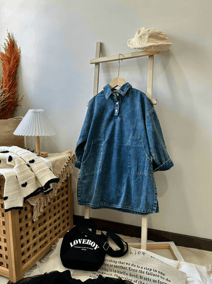 Oversized Cloud Denim Dress