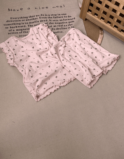 Pink Flower 2pcs set