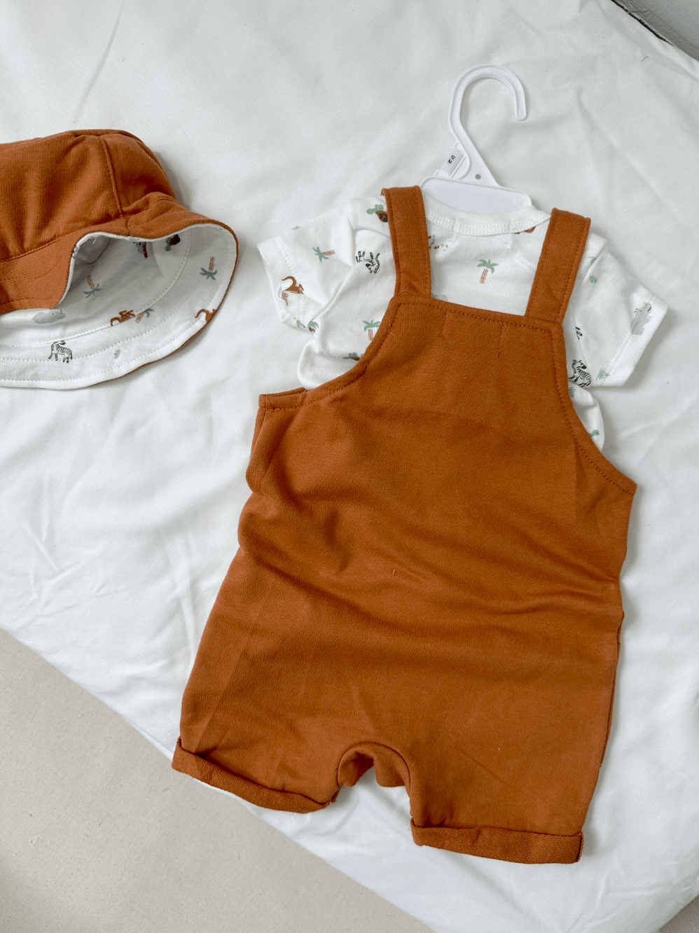 Rene Rofe Baby 3in1 dungree set (Brownie)